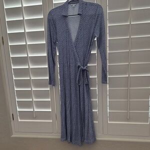 Tommy Hilfiger Navy and White Geometric Dress